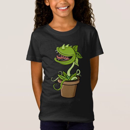 Venus Fly Trap Plant Gift Men Carnivorous Plants T-shirt (Voorkant)