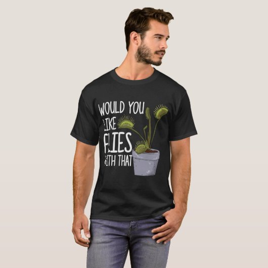 Venus Fly Trap T-shirt (Voorkant volledig)