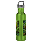 Venus Flytrap Bloemen groen en rood Waterfles (Voorkant)