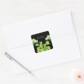 Venus Flytrap Bloemen RSVP Vierkante Sticker (Envelop)