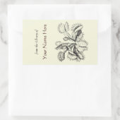 Venus Flytrap Boekplaat Rechthoekige Sticker (Tas)