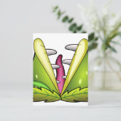 venus flytrap briefkaart (Staand voorkant)
