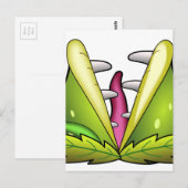 venus flytrap briefkaart (Voorkant / Achterkant)