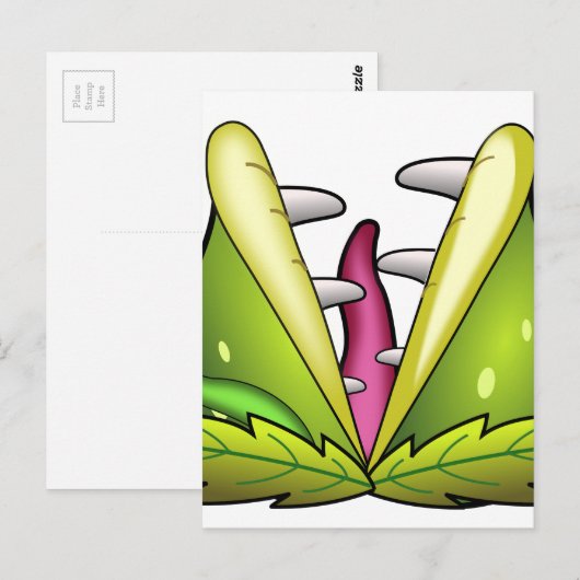 venus flytrap briefkaart (Voorkant / Achterkant)