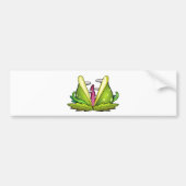 venus flytrap bumpersticker (Voorkant)