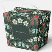 Venus Flytrap & Butterfly Gothic Aangepast Vierkan Bedankdoosjes (Achterkant)