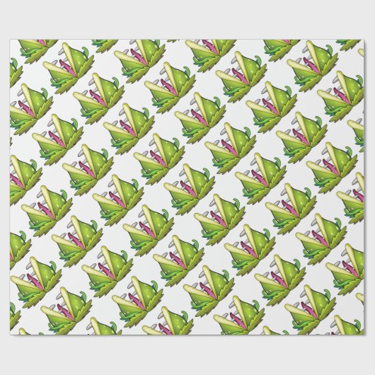 venus flytrap cadeaupapier (Vlak)
