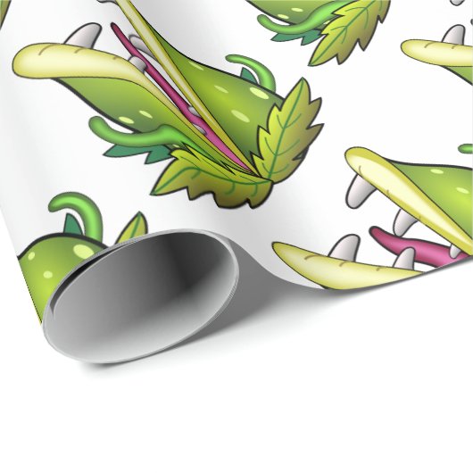 venus flytrap cadeaupapier (Rol Hoek)