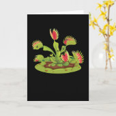 Venus Flytrap Carnivorous Kaart (Gele Bloem)