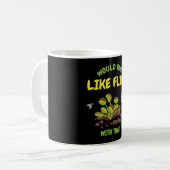 Venus Flytrap Carnivorous Like Flies Koffiemok (Voorkant links)