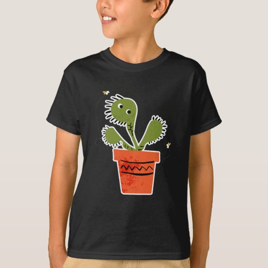 Venus Flytrap Carnivorous Like Flies T-shirt (Voorkant)