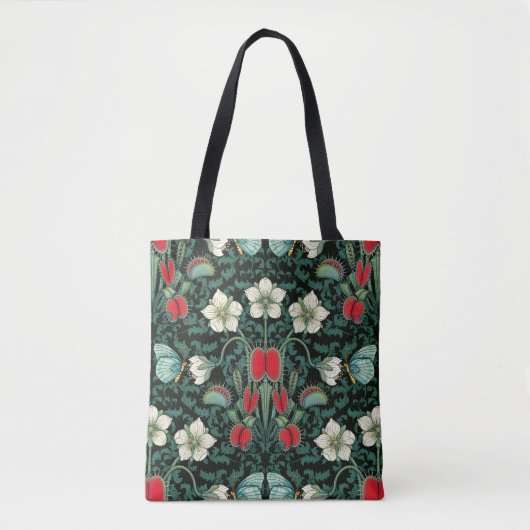 Venus Flytrap en Butterfly Tote Bag (Voorkant)