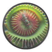 Venus Flytrap Floral Bold Fun Whimsical  Hockey Puck (Voorkant)