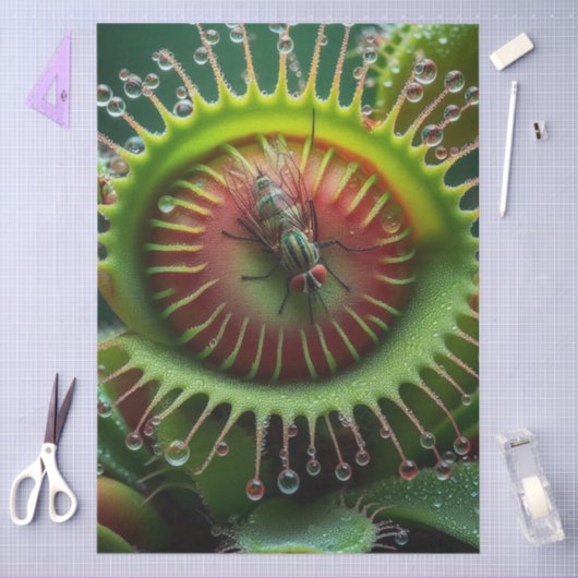 Venus Flytrap Floral Whimsical Fun Wild Tissuepapier (Craft)