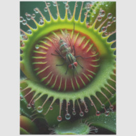 Venus Flytrap Floral Whimsical Fun Wild Tissuepapier