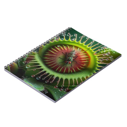 Venus Flytrap Floral Whimsical Plant Notitieboek (Linkerzijde)