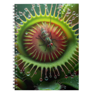 Venus Flytrap Floral Whimsical Plant Notitieboek