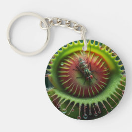 Venus Flytrap Floral Whimsical Weird Fun Sleutelhanger