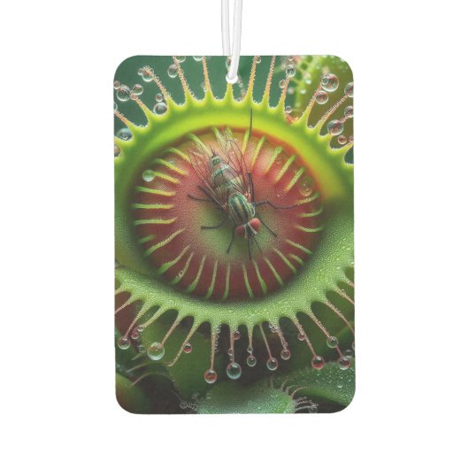 Venus Flytrap Floral Whimsical Weird Luchtverfrisser (Achterkant)