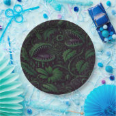 Venus Flytrap Groene Slijm Halloween Feestje  Papieren Bordje (Feest)