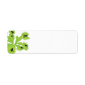 Venus Flytrap met vliegenlabels Etiket (Voorkant)