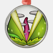 venus flytrap metalen ornament (Voorkant)
