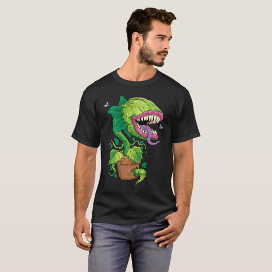 Venus Flytrap Monster Carnivorous Plant Carnivore  T-shirt (Voorkant volledig)