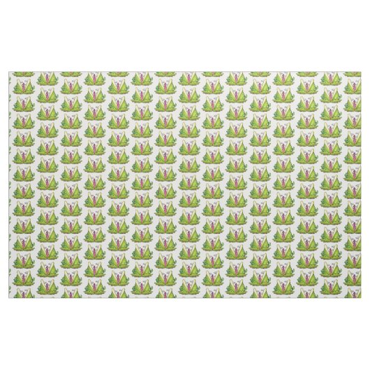 Venus Flytrap Monster Fabric Stof (Yard (91,4 cm))