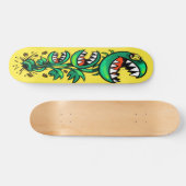 Venus Flytrap Monster - Groene Vleesetende plant Persoonlijk Skateboard (Horizontaal)