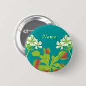 Venus Flytrap Name Badge Ronde Button 5,7 Cm (Voorkant /achterkant)