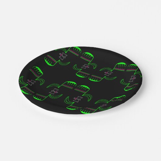 Venus Flytrap Patroon Party Papier Bord (Gekanteld)