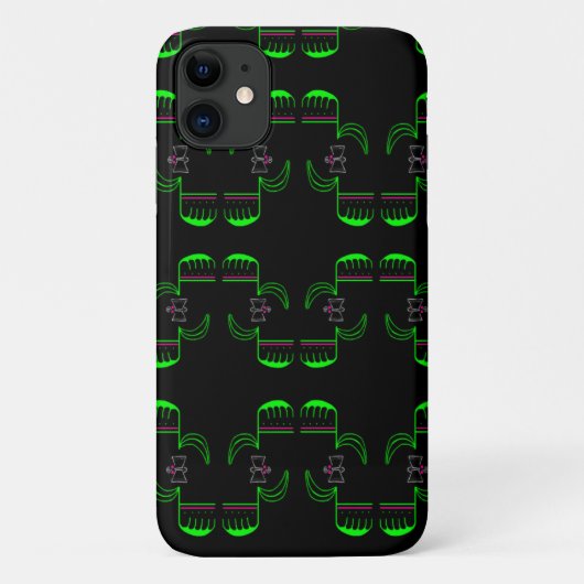 Venus Flytrap Pattern Barely Er is een telefoontas Case-Mate iPhone Case (Achterkant)