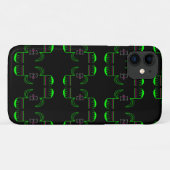 Venus Flytrap Pattern Barely Er is een telefoontas Case-Mate iPhone Case (Achterkant (horizontaal))