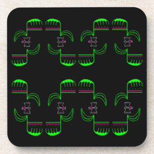 Venus Flytrap Pattern Hard Plastic Onderzetter