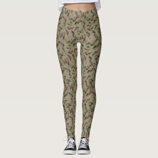 Venus Flytrap Plant Leggings (Voorkant)