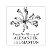 Venus Flytrap Plant Mantis Bibliotheek Boeknaam Zelfinktende Stempel (Design)
