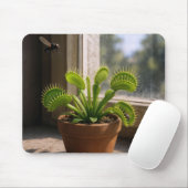 Venus Flytrap Plant With Flies Muismat (Met muis)