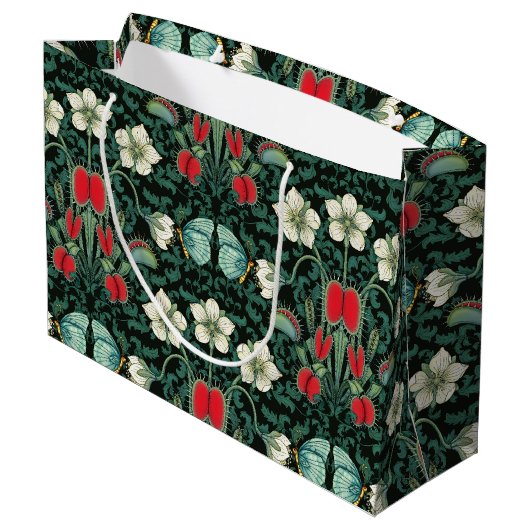 Venus Flytrap Victoriaans gotiek gepersonaliseerd Groot Cadeauzakje (Achterkant Gekanteld)