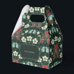 Venus Flytrap Victoriaans Klein Gebogen Dak Bedankdoosjes<br><div class="desc">Een opvallend klein cadeautje doos met een gotische Venus vliegenval en vlinderprint in rijke donkergroene tinten. Perfect voor bruiloften,  thematische feesten en unieke bijeenkomsten,  deze doos bevat snoepjes,  snuisterijen of kleine traktaties. Het ontwerp bevat aanpasbare tekstgebieden waardoor het veelzijdig is voor zowel persoonlijke vieringen als promoties voor kleine bedrijven.</div>