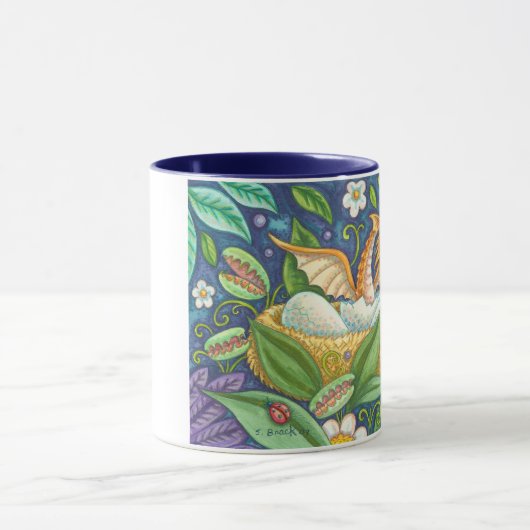 Venus Flytraps en Hatching Dragon Fantasy Mok (Midden)