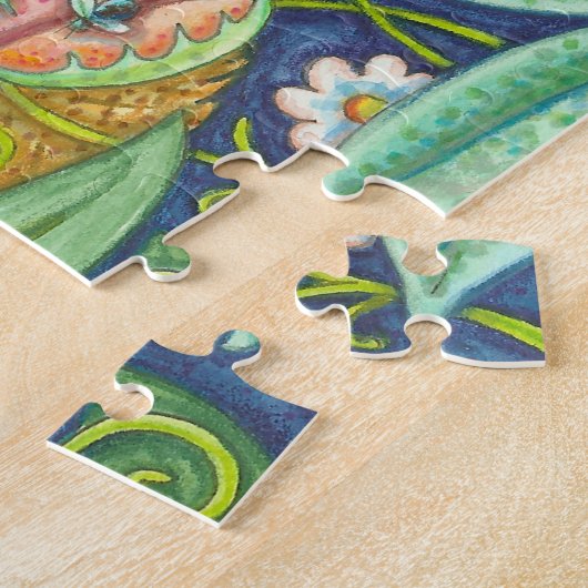 Venus Flytraps en Hatching Dragon PUZZLE Legpuzzel (Zijkant)