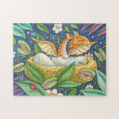 Venus Flytraps en Hatching Dragon PUZZLE Legpuzzel (Horizontaal)