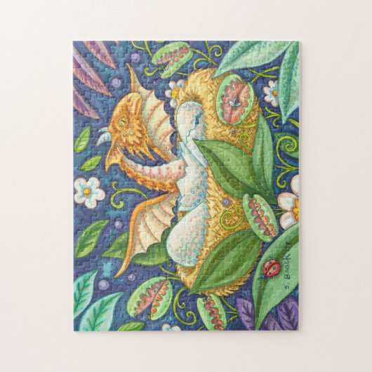 Venus Flytraps en Hatching Dragon PUZZLE Legpuzzel (Verticaal)