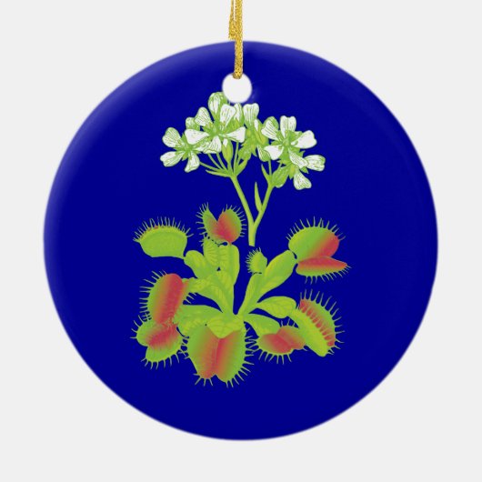 Venus Flytraps Floral Ornament (Achterkant)