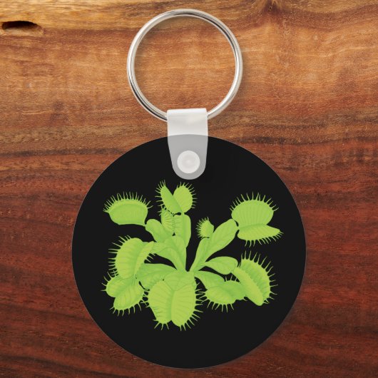 Venus Flyval Botanical Art Sleutelhanger (Achterkant)