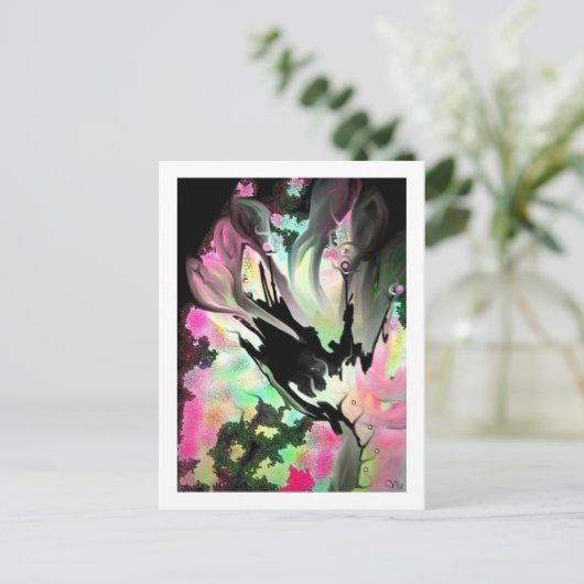 Venus Flyval Briefkaart (Staand voorkant)