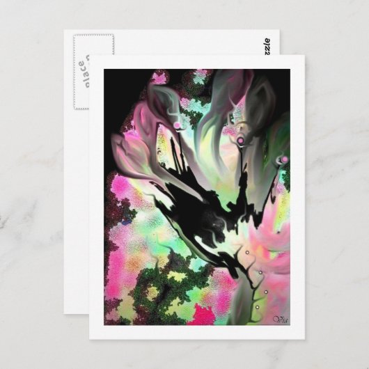 Venus Flyval Briefkaart (Voorkant / Achterkant)