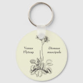 Venus Flyval Floral Sleutelhanger (Voorkant)