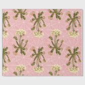venus flyval floral spider web cadeaupapier (Vlak)