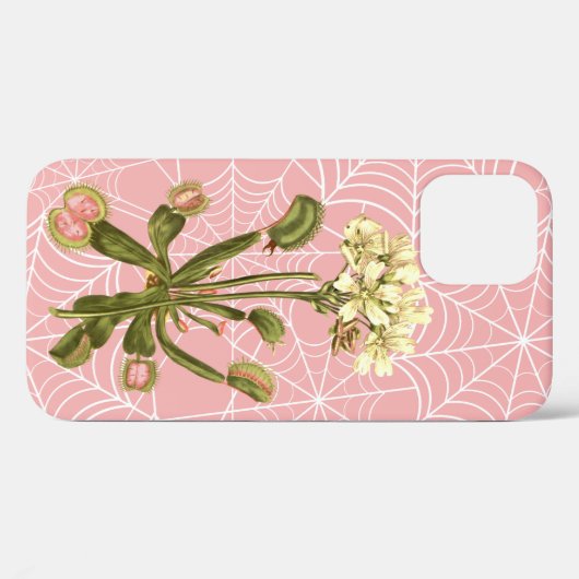 venus flyval floral spider web Case-Mate iPhone case (Achterkant (horizontaal))